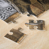 Paarden en hooibalen Voeg uw foto gepersonaliseerd Legpuzzel (Zijkant)