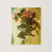 Paarden en karren legpuzzel (Verticaal)