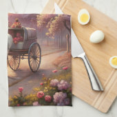 Paarden en karren theedoek (Quarter Fold)