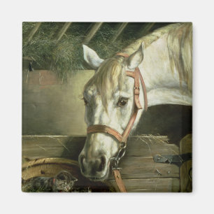 Paarden en kittens, 1890 magneet