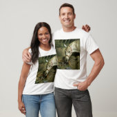 Paarden en kittens, 1890 t-shirt (Unisex)