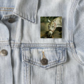 Paarden en kittens, 1890 vierkante button 5,1 cm (In situ)