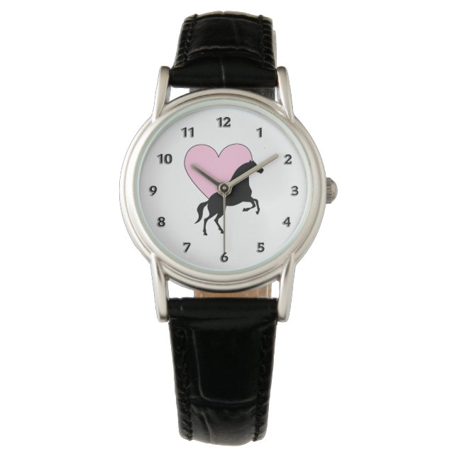 Paarden en liefde horloge (Voorkant)
