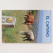 Paarden en merkplaatsen voor schelpen, El Camino,  Legpuzzel (Horizontaal)