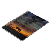 Paarden en Natuur Zonnebeelden mooi Notitieboek (Linkerzijde)