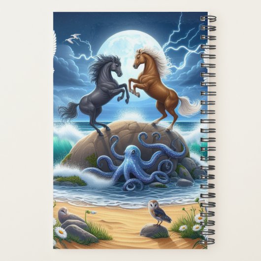 Paarden en octopussen planner (Achterkant)