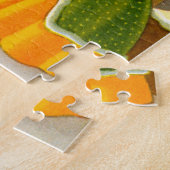 Paarden en onderbroekwagens in de sneeuw legpuzzel (Zijkant)