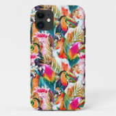 Paarden en palmbladeren Case-Mate iPhone case (Achterkant)