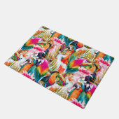 Paarden en palmbladeren deurmat (Schuin)