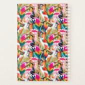 Paarden en palmbladeren | Monogram Planner (Achterkant)