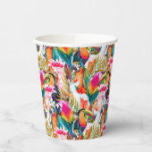 Paarden en palmbladeren papieren bekers (Links)