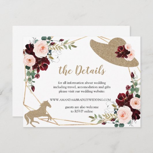 Paarden en Petten Bindkaarten Notitiekaartje (Voorkant / Achterkant)