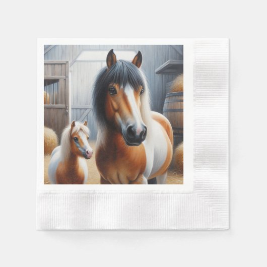 Paarden en Pony Servet (Voorkant)