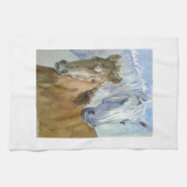 Paarden en pony theedoek (Horizontaal)