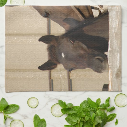 Paarden en Pony Theedoek (Gevouwen)