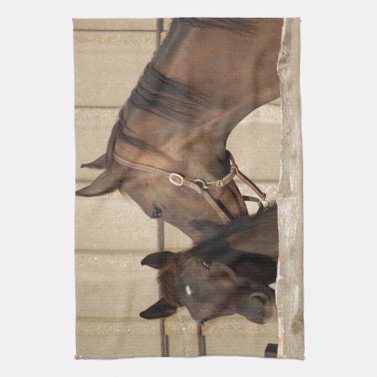 Paarden en Pony Theedoek (Verticaal)