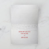 paarden en retrorode vrachtwagen in rustige ruit kaart (Binnen)