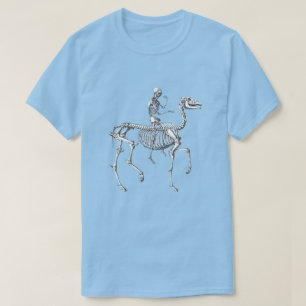 Paarden en rHuman Rider Skeleton T-shirt