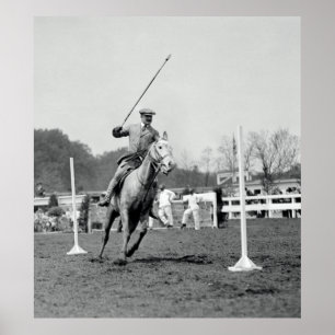 Paarden en Rider op Show 1911 Poster
