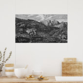 Paarden en Rider Poster (Keuken)