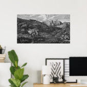Paarden en Rider Poster (Thuiskantoor)