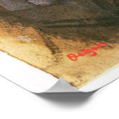 Paarden en Rider van Edgar Degas,  studie Kunst Poster (Hoek)