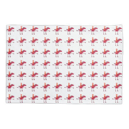 Paarden en rijders kussensloop