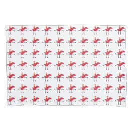 Paarden en rijders kussensloop