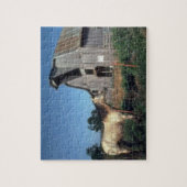 Paarden en schors legpuzzel (Verticaal)