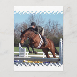 Paarden en Show die Briefkaart dumpen