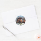 Paarden en Show springen Stickers (Envelop)