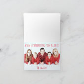 Paarden en slee "Een winter wonderland" Feestdagen Kaart (Binnen)