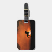 Paarden en Sun Fantasy Cute Bagagelabel (Voorkant verticaal)