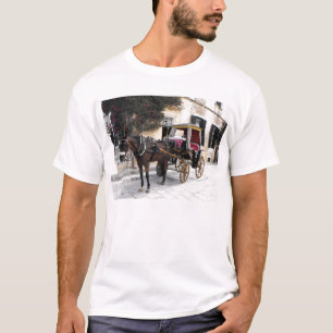 Paarden en transportwagens, Mdina, Malta T-shirt