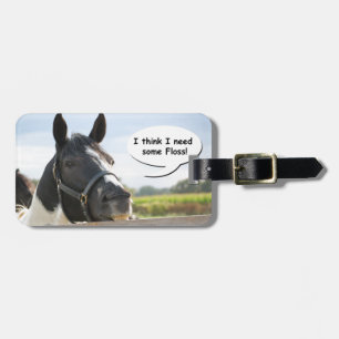 Paarden en verlies bagagelabel