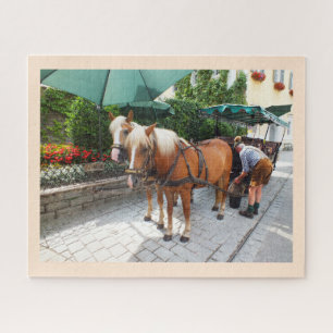 Paarden en vervoer in Oostenrijk Legpuzzel
