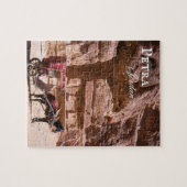 Paarden en vervoer in Petra, Jordan Jigzaag Puzzle Legpuzzel (Horizontaal)