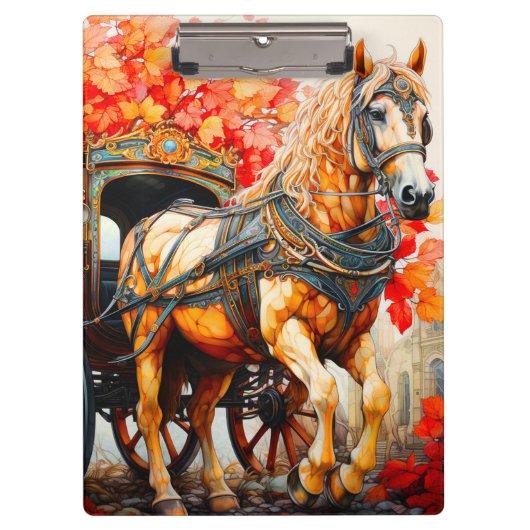 Paarden en vervoer klembord (Voorkant)