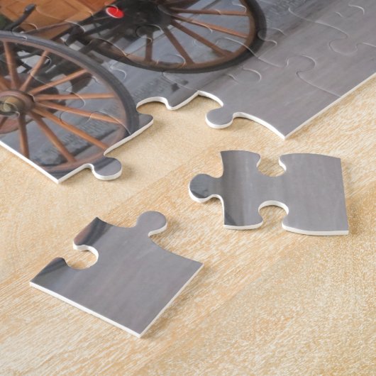 Paarden en vervoer legpuzzel (Zijkant)