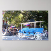 Paarden en vervoer New Orleans Frans kwartaal Poster (Voorkant)