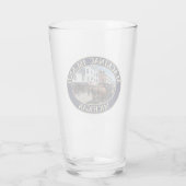 Paarden en vervoer op het binnenste eiland Mackina Glas (Achterkant)