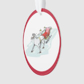 Paarden en vervoer - ornament (voorkant)