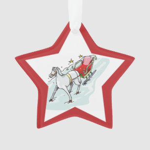 Paarden en vervoer - ornament