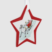 Paarden en vervoer - ornament (voorkant)
