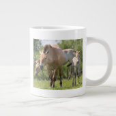 Paarden en veulen van Przewalski Grote Koffiekop (Rechts)