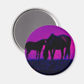 Paarden en vissen magneet (Voorkant / Achterkant)