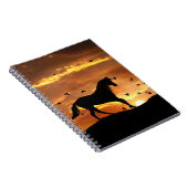 Paarden en vogels in de zon notitieboek (Rechterzijde)