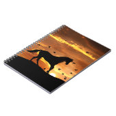 Paarden en vogels in de zon notitieboek (Linkerzijde)