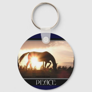 Paarden en vredes-Sleutelhanger Sleutelhanger