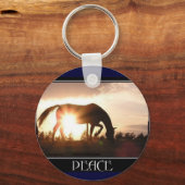 Paarden en vredes-Sleutelhanger Sleutelhanger (Voorkant)